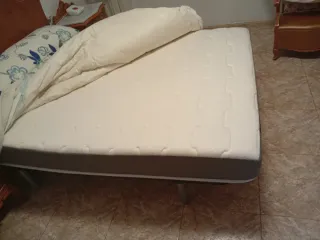 Cama matrimonio Completa: Base, Colchón , Edredón