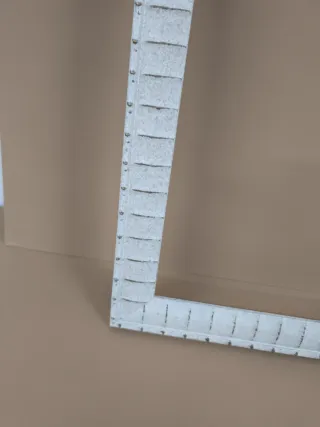 Marco de madera blanco