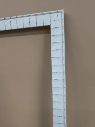 Marco de madera blanco