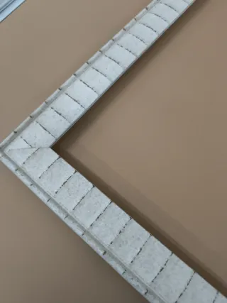 Marco de madera blanco