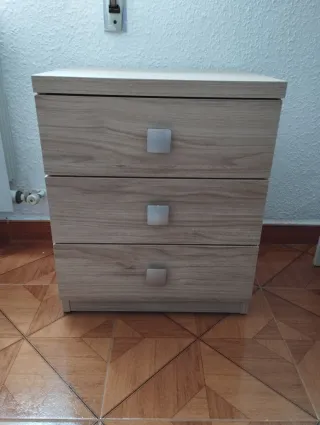 Conjunto Armario, Cabecero 1,05m y Mesita