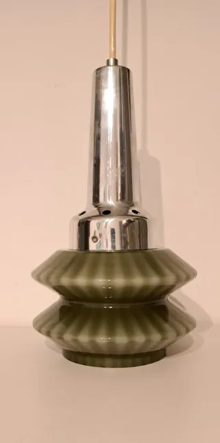 Lámpara de techo Art Déco original años 40