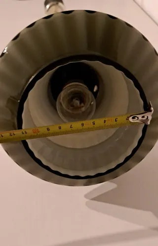 Lámpara de techo Art Déco original años 40