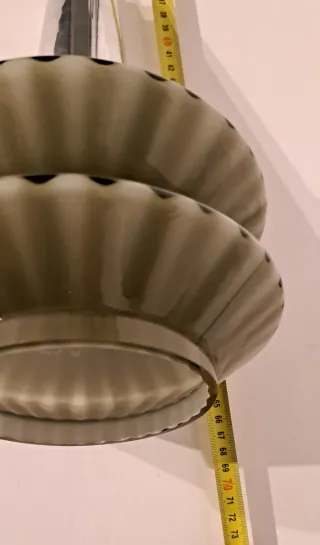 Lámpara de techo Art Déco original años 40