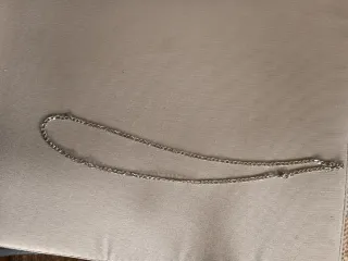 Cadena Acero Inoxidable Bañado Plata 60cm