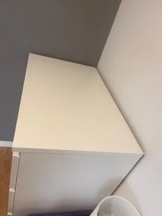 Cómoda Malm 4 cajones Ikea Blanca