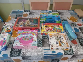 Lote Puzzles y Juegos Creativos