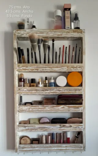 Estante Tocador Maquillaje Madera