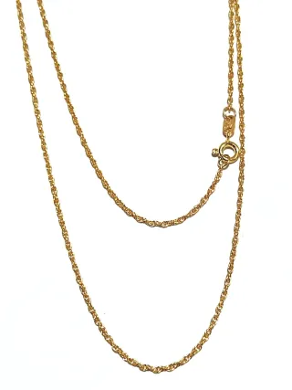 Cadena cordón 18k 3,4 gr