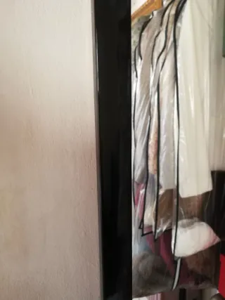 Espejo Puerta Pared Negro