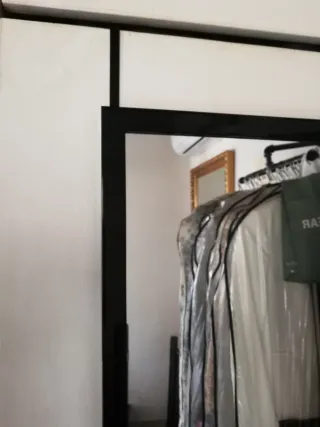 Espejo Puerta Pared Negro