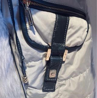 Abrigo Society Team gris con pelo