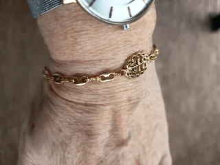 Pulsera Acero Inoxidable Baño Oro