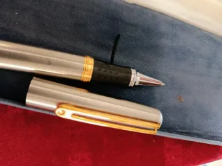 Bolígrafo INOXCROM Baño Oro 23K. Vintage