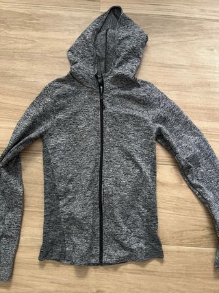 Chaqueta deportiva elástica gris