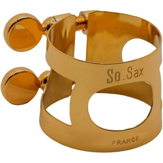 Abrazadera Saxo Soprano Bonade M80 Dorada