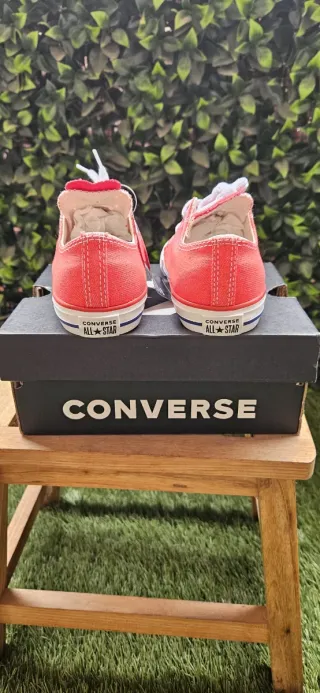 Converse niña rojas
