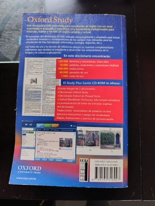 Diccionario Oxford Study para estudiantes de in...