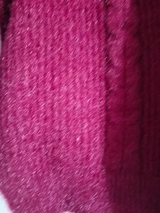 Maglione donna Borgogna con treccia