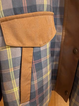 Chaqueta cuadros entretiempo Talla XL