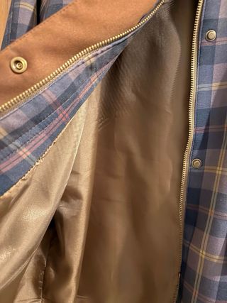 Chaqueta cuadros entretiempo Talla XL