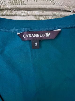 Camiseta CARAMELO mujer talla M lentejuelas