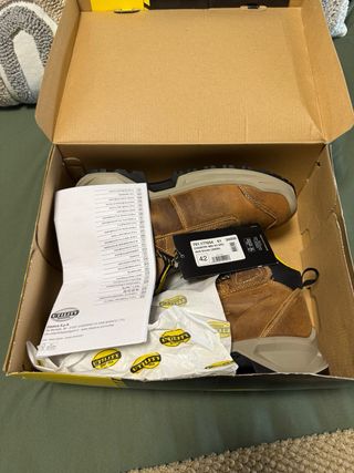 Botas de seguridad Diadora Marrón/Amarillo