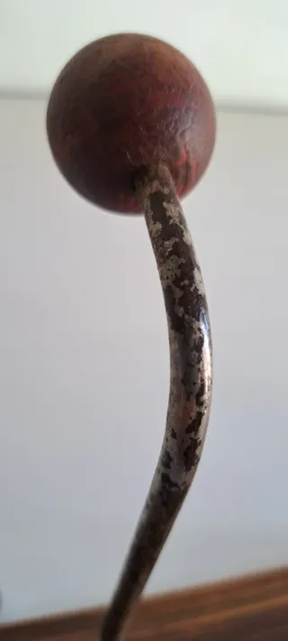 Pareja de percheros rústico-industrial vintage