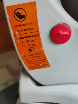 Silla coche Britax Römer