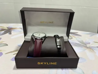 Set Reloj Skyline y Pulsera