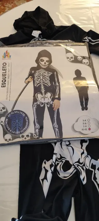 Disfraz Esqueleto 10-12 Años