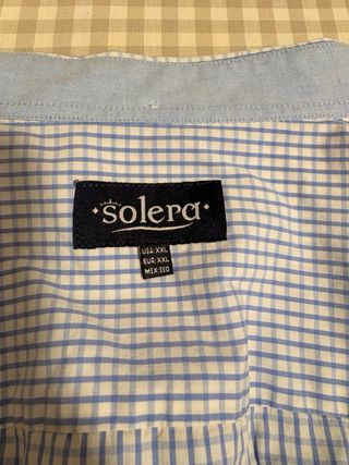 Camisa de cuadros Solera para Hombre. Talla XXL
