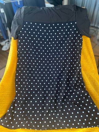 Vestido negro lunares sin estrenar