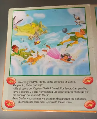 Puzzles Cuentos Peter Pan Clásico 4 Grandes Puzzle