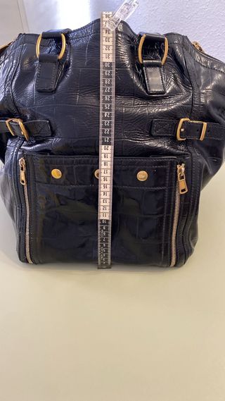 Bolso YSL Downtown Charol Negro