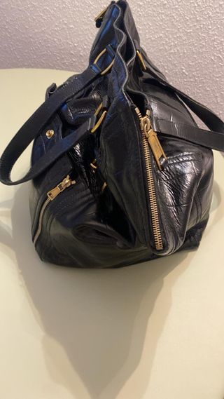 Bolso YSL Downtown Charol Negro