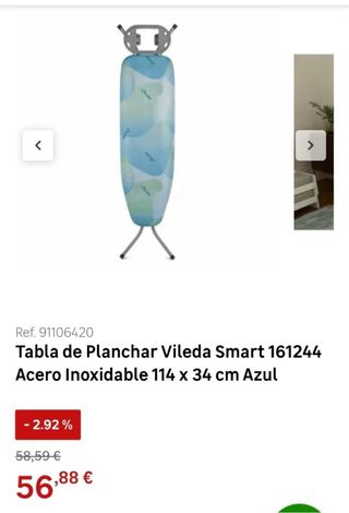 Tabla de planchar Vileda Smart