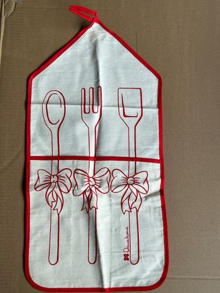 Portacucchiai da appendere in tessuto