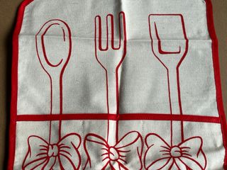 Portacucchiai da appendere in tessuto