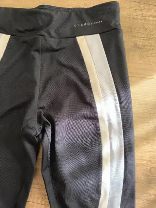 Mallas Oysho Deporte Negro, Azul claro y blanco