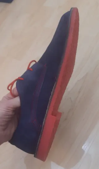 Zapatos Blucher Hombre Serraje Azul de Dar2