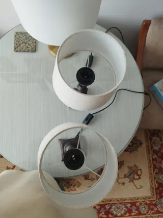 Pareja de lámparas de mesa