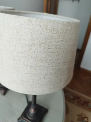 Pareja de lámparas de mesa