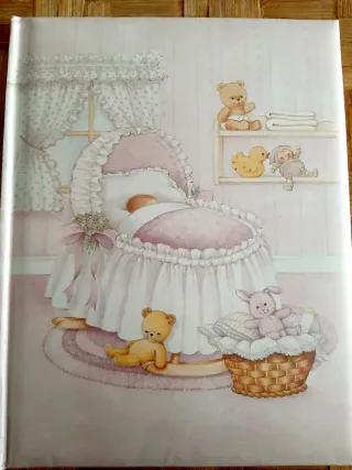 Album Nascita Orsetto Rosa