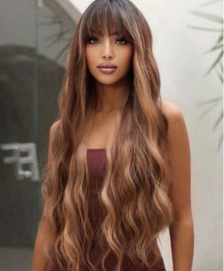 2 Pelucas Rubia y Morena Alta Calidad