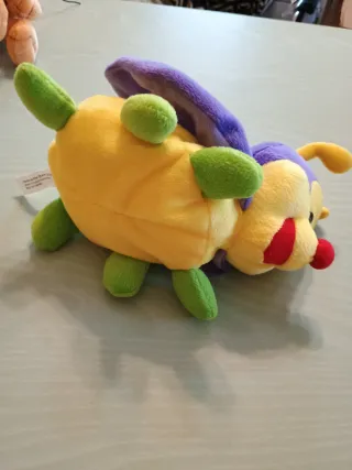 Peluche Ape Viola Giallo Verde