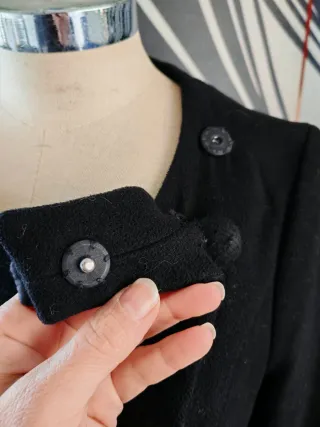 Cappottino donna nero