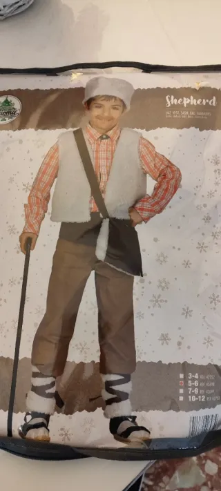 Disfraz Pastor 5-6 años