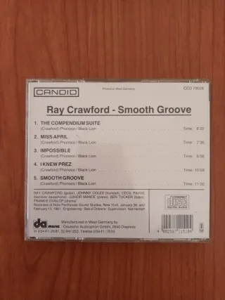 CD Ray Crawford Smooth Groove Jazz