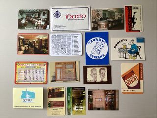 16 Calendarios de bolsillo Bares